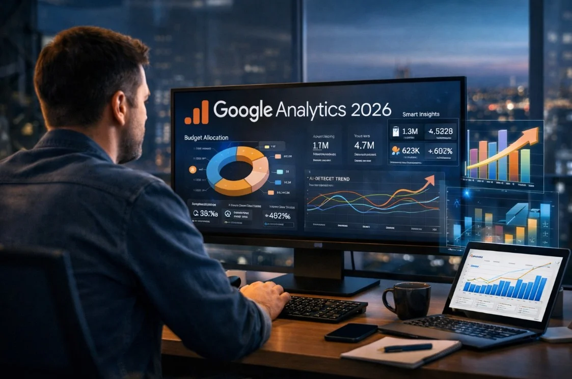 Google Analytics 2026: Warum Budgetplanung und automatisch erkannte Trends im Online Marketing an Bedeutung gewinnen