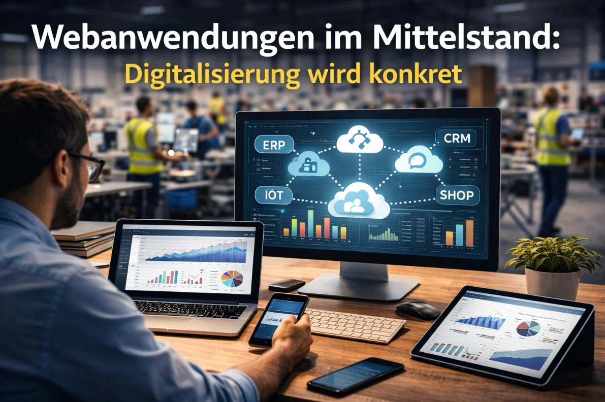 Webanwendungen im Mittelstand: Digitalisierung wird konkret