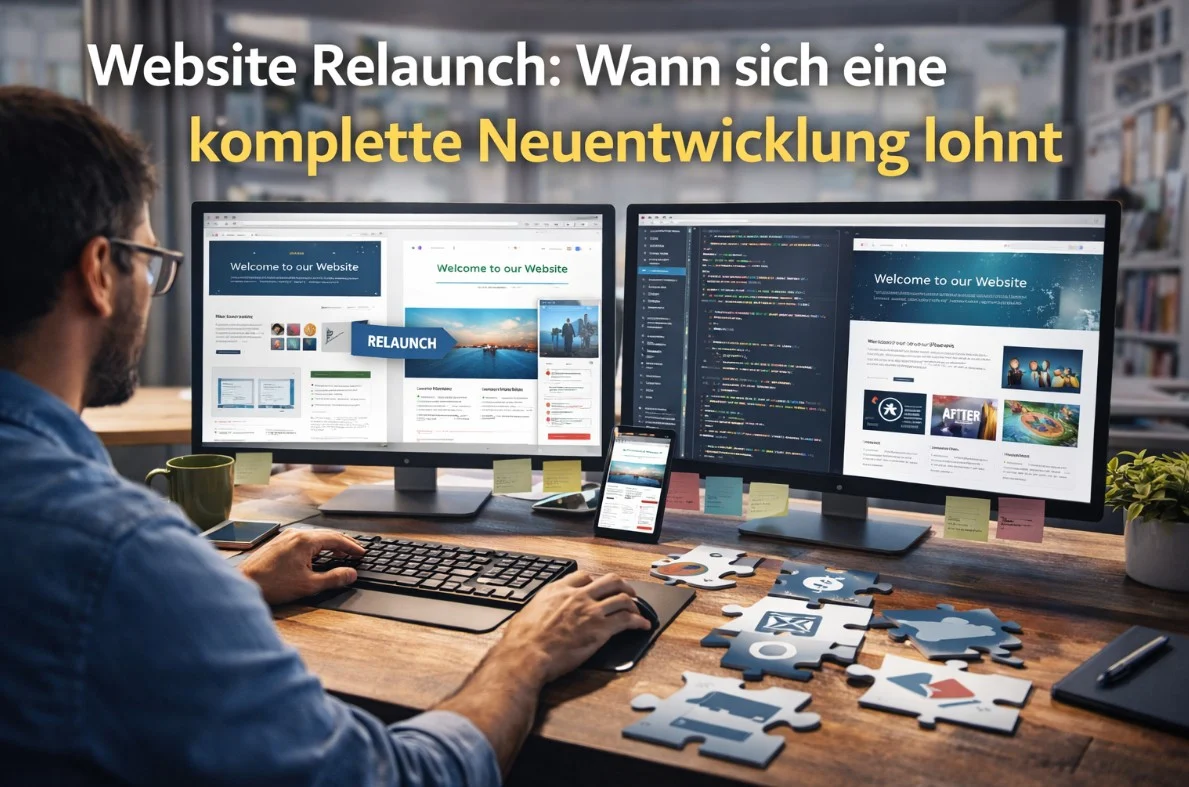 Website Relaunch: Wann sich eine komplette Neuentwicklung lohnt