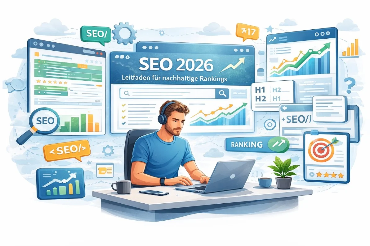 SEO 2026: Der große Leitfaden für nachhaltige Rankings, Sichtbarkeit und messbare Ergebnisse
